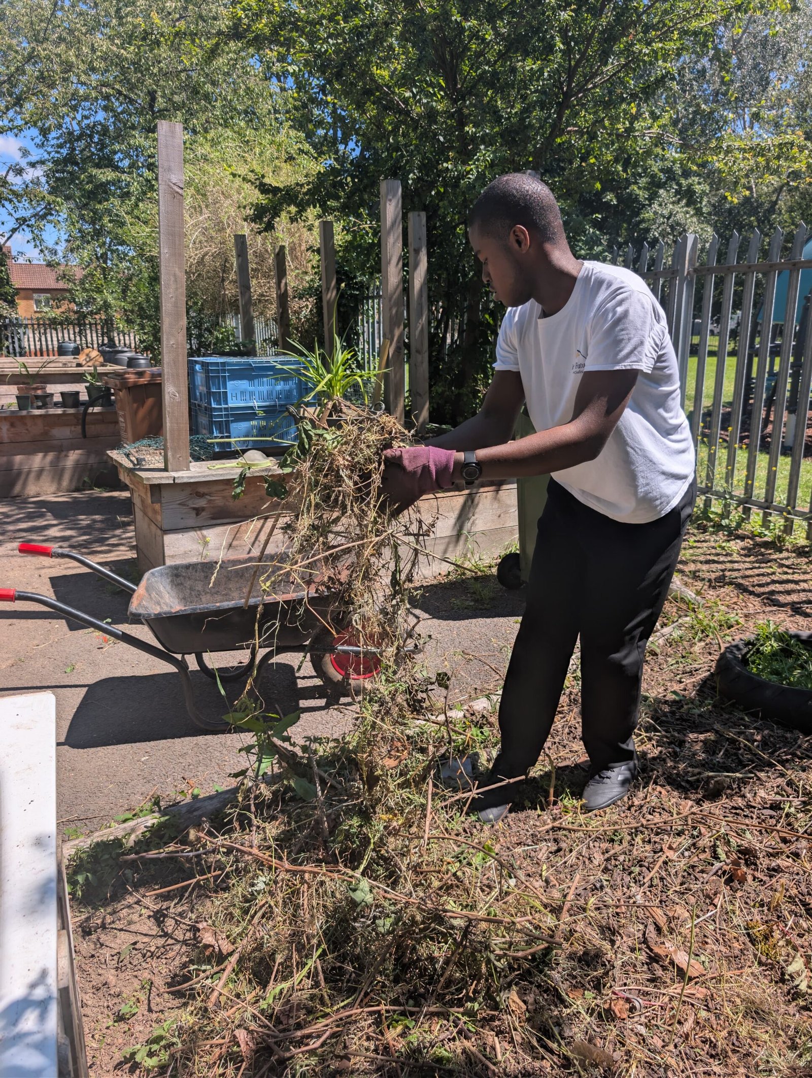 A learner celebrating progress and readiness for adult life