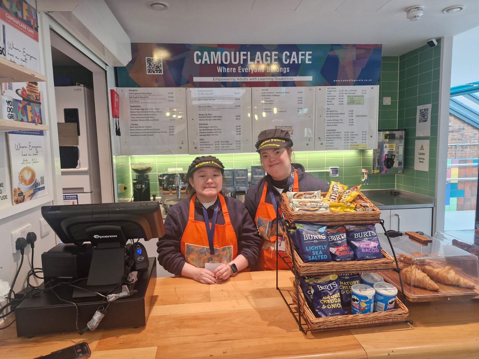 Learner gaining workplace experience